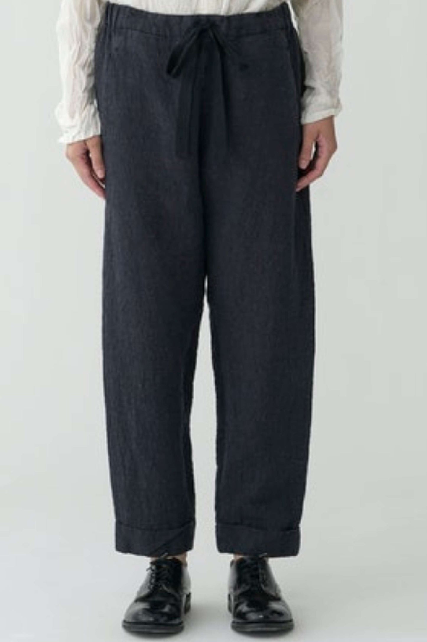 HOUNDSTOOTH CUFFED PANTS